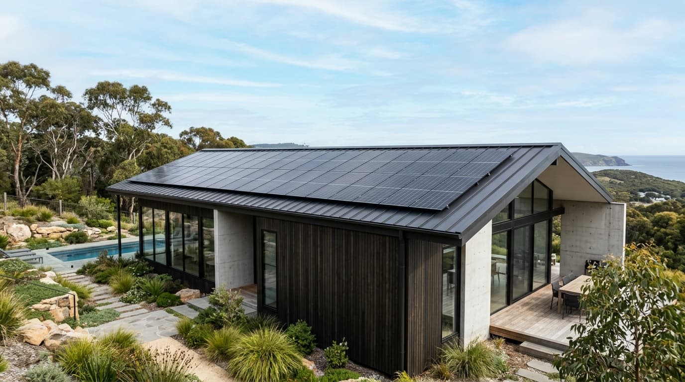 Rooftop solar panels